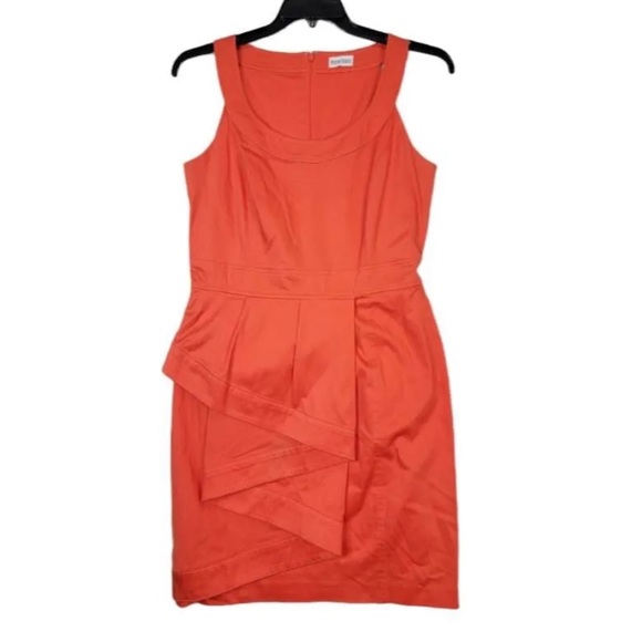 Nwt Marvin richards orange ruffled size 10 dress - Picture 12 of 13
